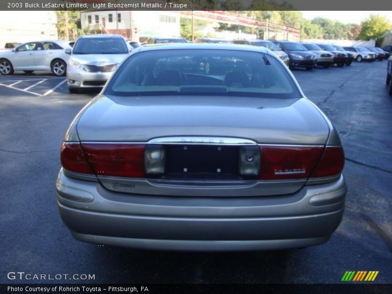 Light Bronzemist Metallic / Taupe 2003 Buick LeSabre Limited
