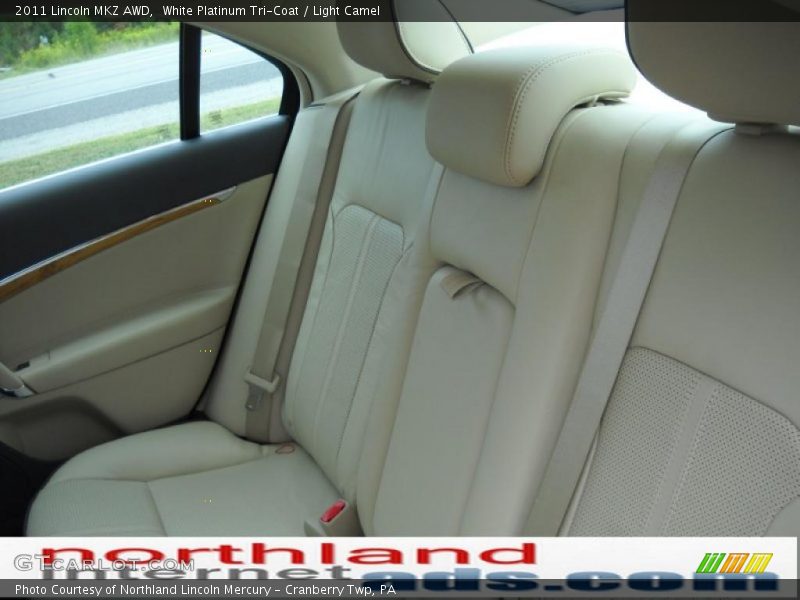White Platinum Tri-Coat / Light Camel 2011 Lincoln MKZ AWD