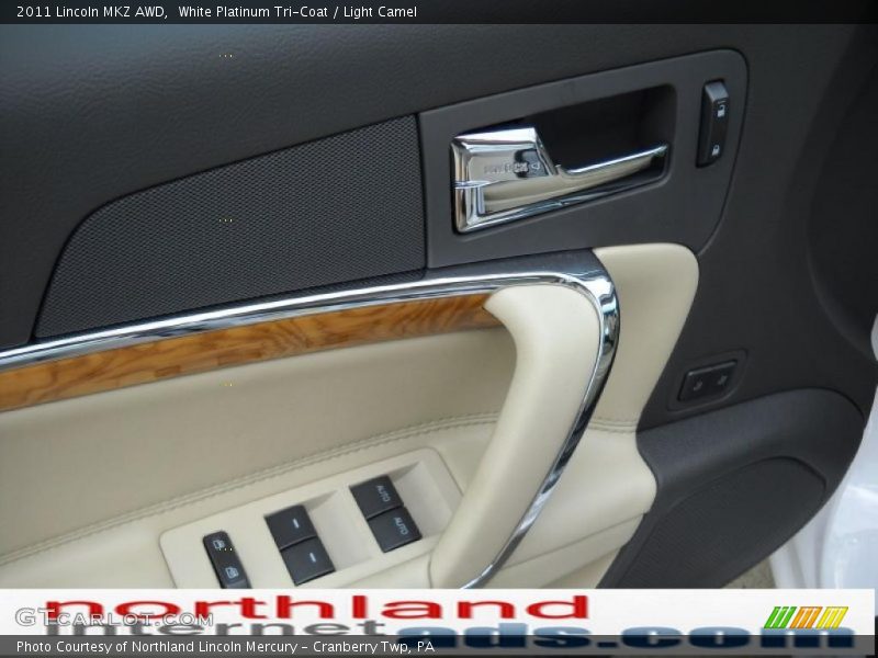 White Platinum Tri-Coat / Light Camel 2011 Lincoln MKZ AWD