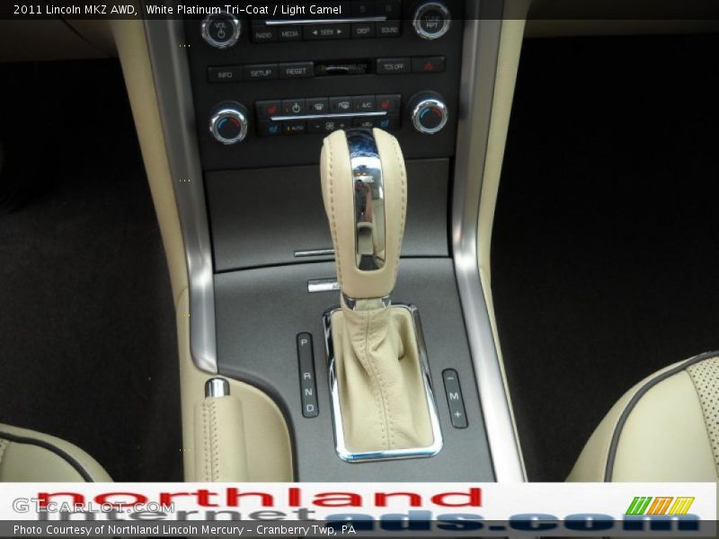 White Platinum Tri-Coat / Light Camel 2011 Lincoln MKZ AWD