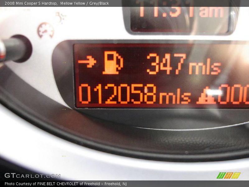 Mellow Yellow / Grey/Black 2008 Mini Cooper S Hardtop