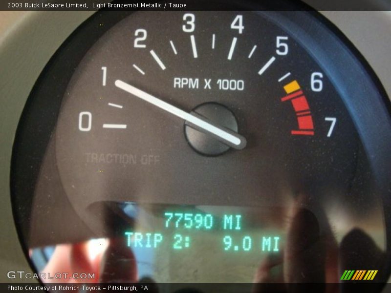 Light Bronzemist Metallic / Taupe 2003 Buick LeSabre Limited