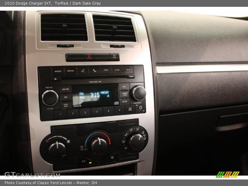 TorRed / Dark Slate Gray 2010 Dodge Charger SXT