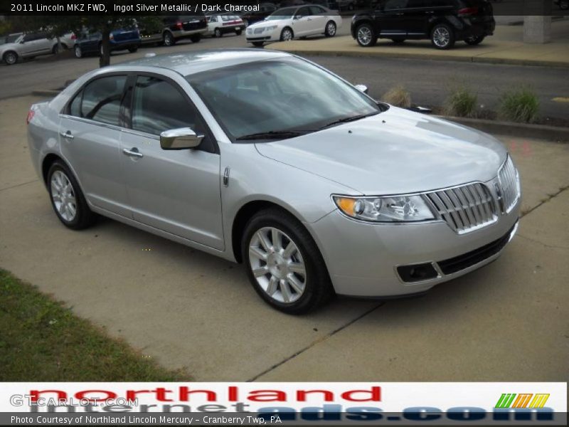 Ingot Silver Metallic / Dark Charcoal 2011 Lincoln MKZ FWD