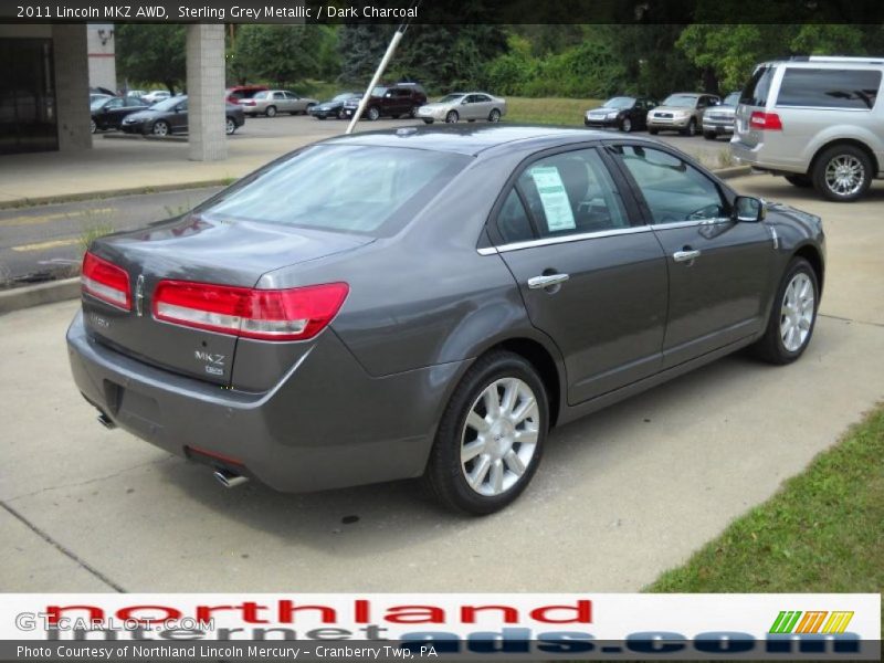 Sterling Grey Metallic / Dark Charcoal 2011 Lincoln MKZ AWD