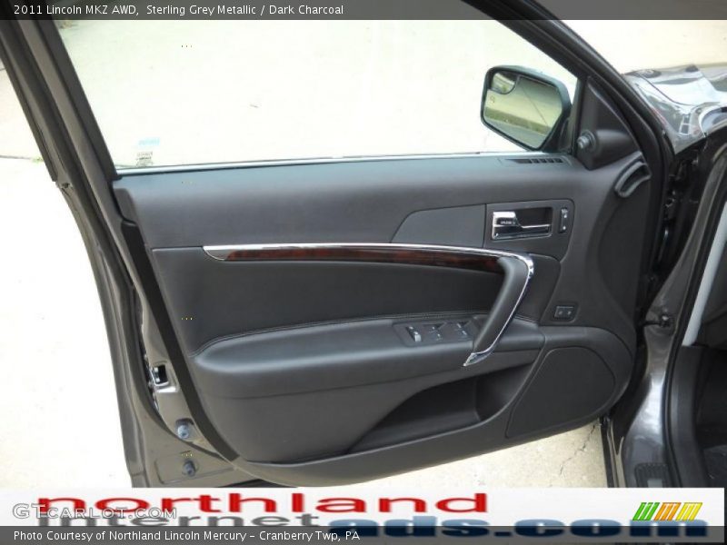 Sterling Grey Metallic / Dark Charcoal 2011 Lincoln MKZ AWD