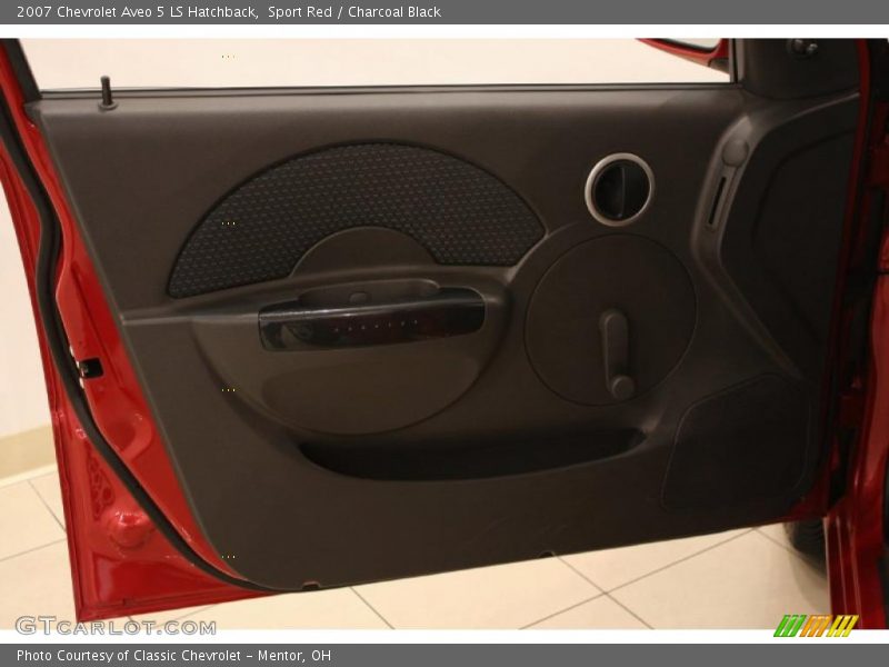Sport Red / Charcoal Black 2007 Chevrolet Aveo 5 LS Hatchback