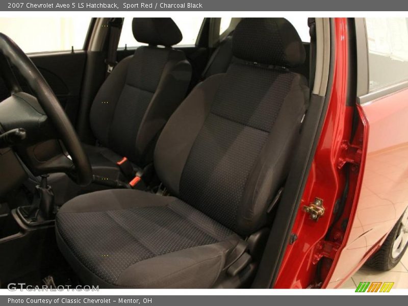 Sport Red / Charcoal Black 2007 Chevrolet Aveo 5 LS Hatchback