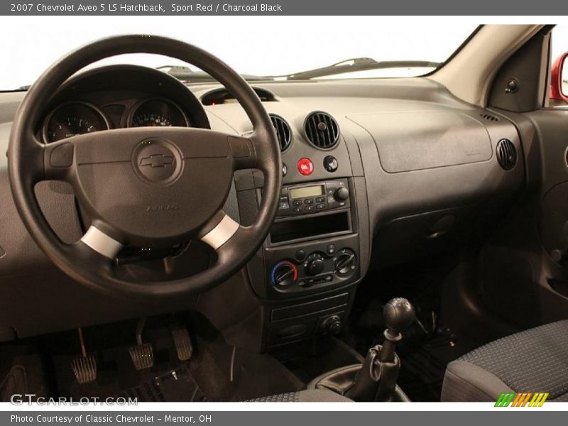 Sport Red / Charcoal Black 2007 Chevrolet Aveo 5 LS Hatchback