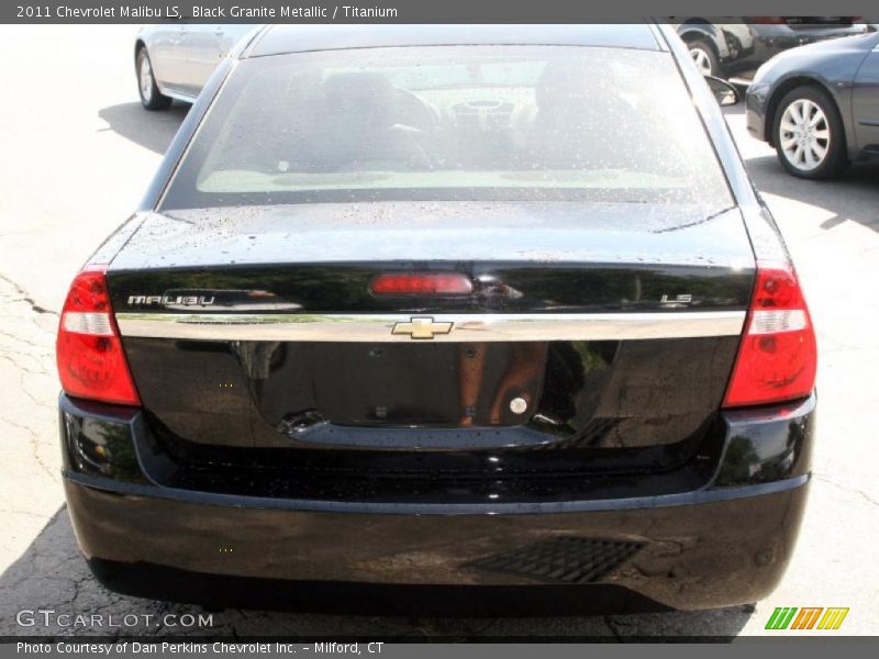 Black Granite Metallic / Titanium 2011 Chevrolet Malibu LS
