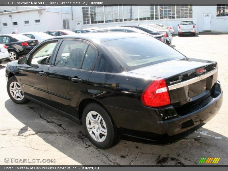 Black Granite Metallic / Titanium 2011 Chevrolet Malibu LS