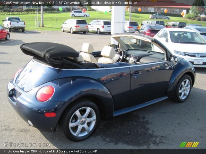 Galactic Blue Metallic / Cream Beige 2005 Volkswagen New Beetle GLS 1.8T Convertible