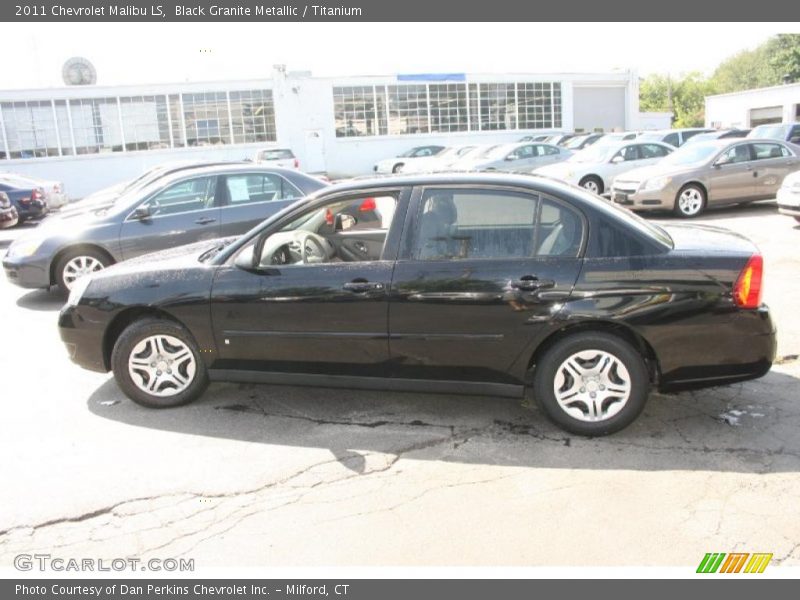 Black Granite Metallic / Titanium 2011 Chevrolet Malibu LS