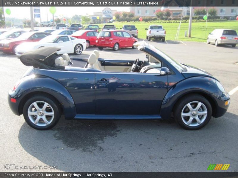 Galactic Blue Metallic / Cream Beige 2005 Volkswagen New Beetle GLS 1.8T Convertible