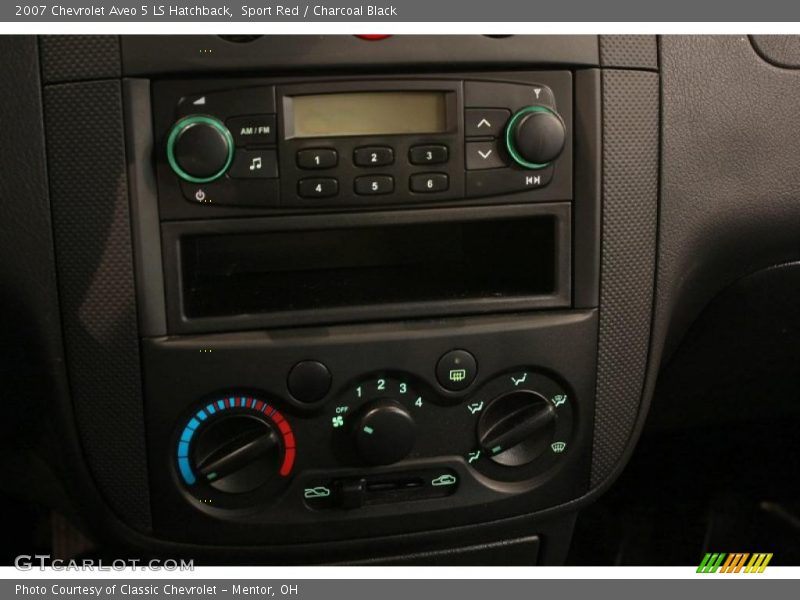 Sport Red / Charcoal Black 2007 Chevrolet Aveo 5 LS Hatchback