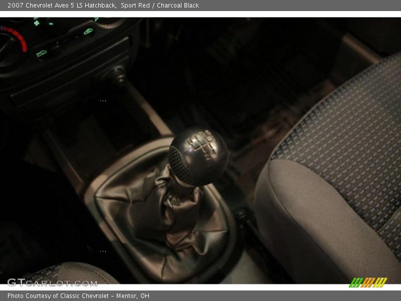 Sport Red / Charcoal Black 2007 Chevrolet Aveo 5 LS Hatchback