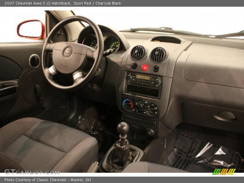 Sport Red / Charcoal Black 2007 Chevrolet Aveo 5 LS Hatchback