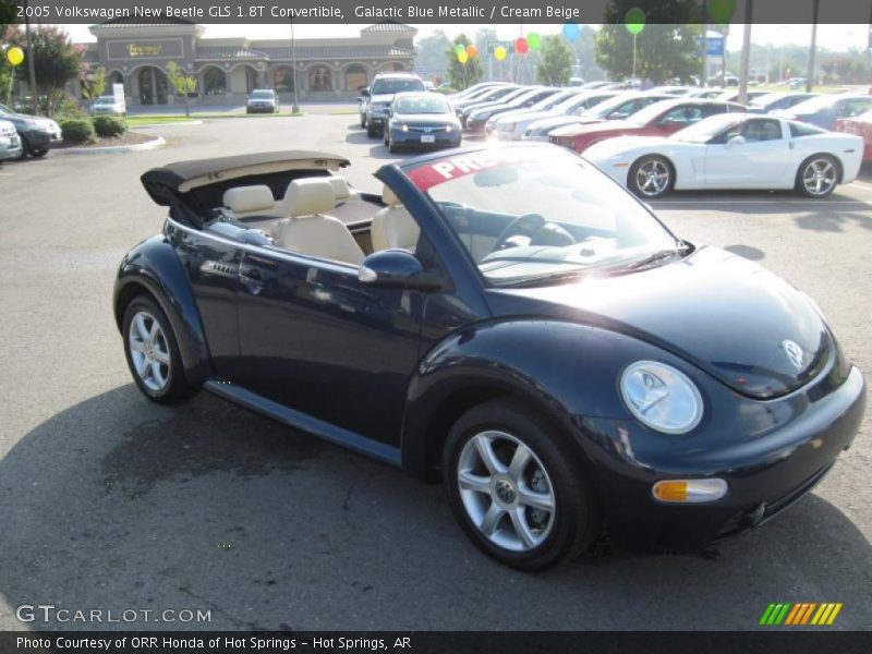Galactic Blue Metallic / Cream Beige 2005 Volkswagen New Beetle GLS 1.8T Convertible