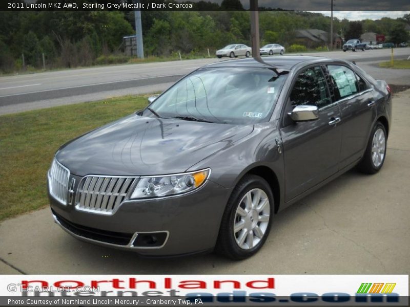 Sterling Grey Metallic / Dark Charcoal 2011 Lincoln MKZ AWD