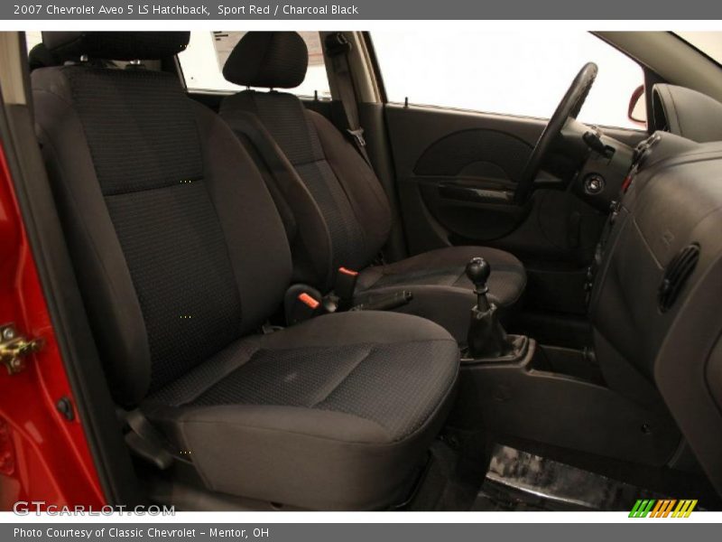 Sport Red / Charcoal Black 2007 Chevrolet Aveo 5 LS Hatchback