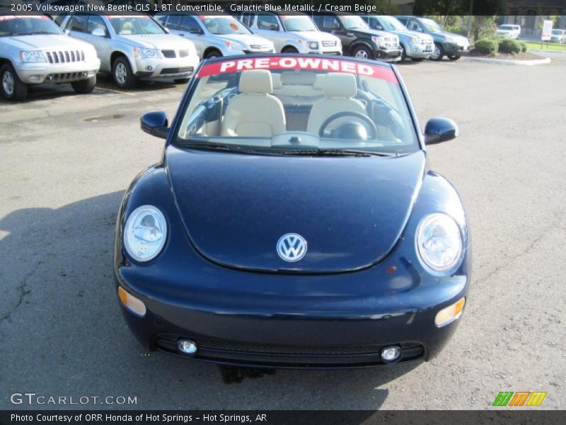 Galactic Blue Metallic / Cream Beige 2005 Volkswagen New Beetle GLS 1.8T Convertible
