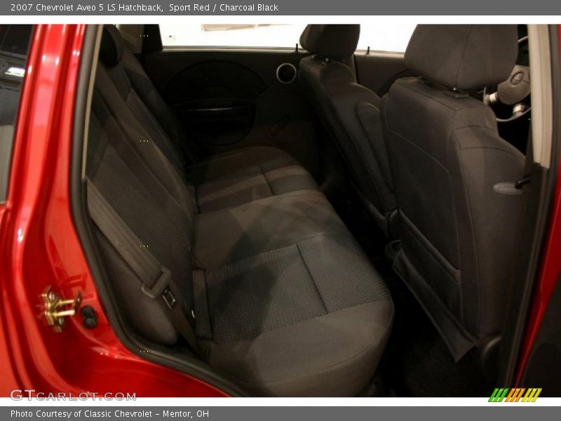 Sport Red / Charcoal Black 2007 Chevrolet Aveo 5 LS Hatchback