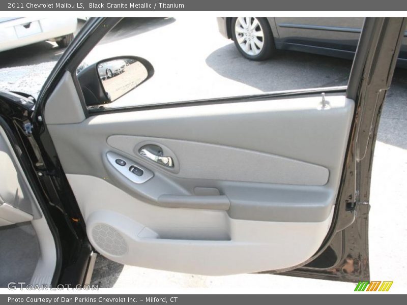 Black Granite Metallic / Titanium 2011 Chevrolet Malibu LS