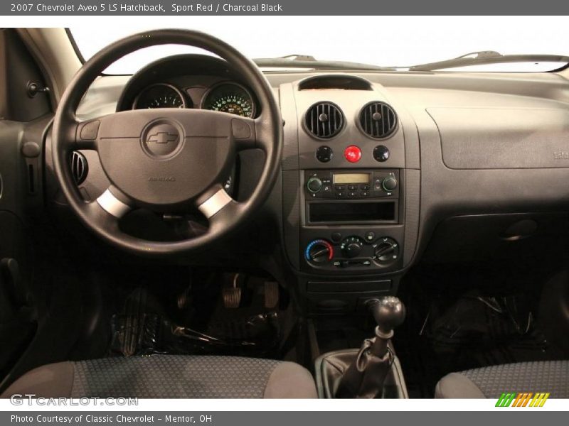 Sport Red / Charcoal Black 2007 Chevrolet Aveo 5 LS Hatchback
