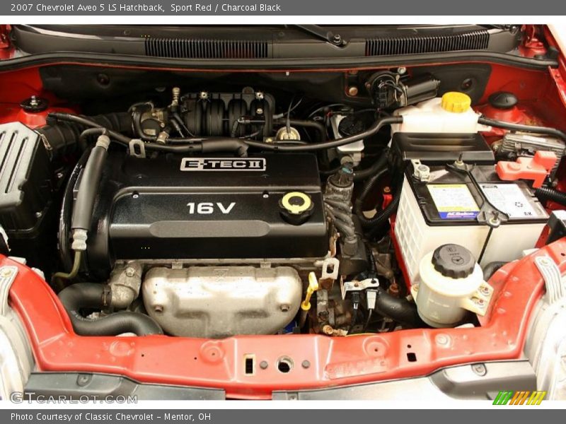 Sport Red / Charcoal Black 2007 Chevrolet Aveo 5 LS Hatchback