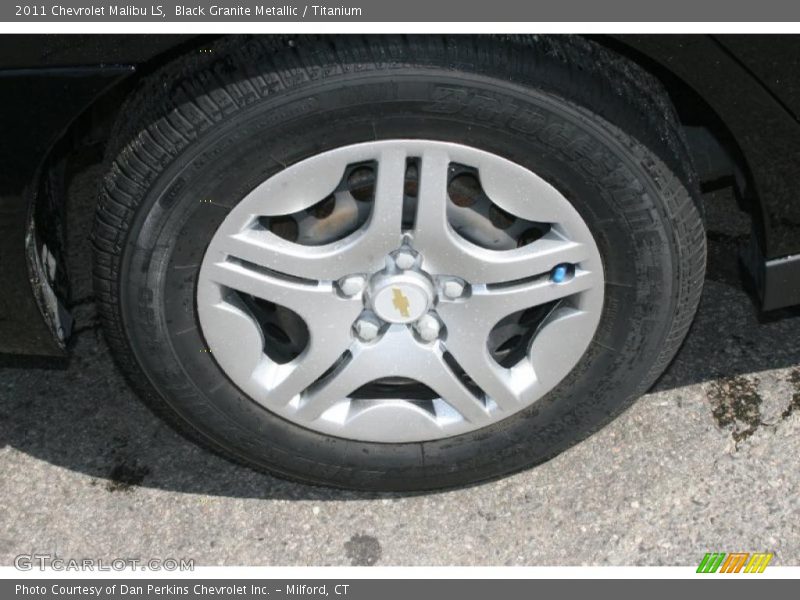 Black Granite Metallic / Titanium 2011 Chevrolet Malibu LS
