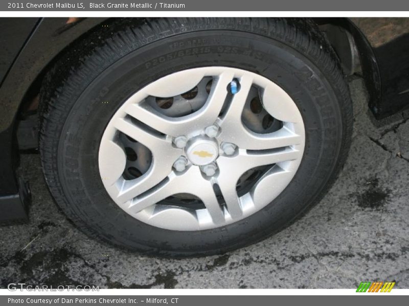 Black Granite Metallic / Titanium 2011 Chevrolet Malibu LS