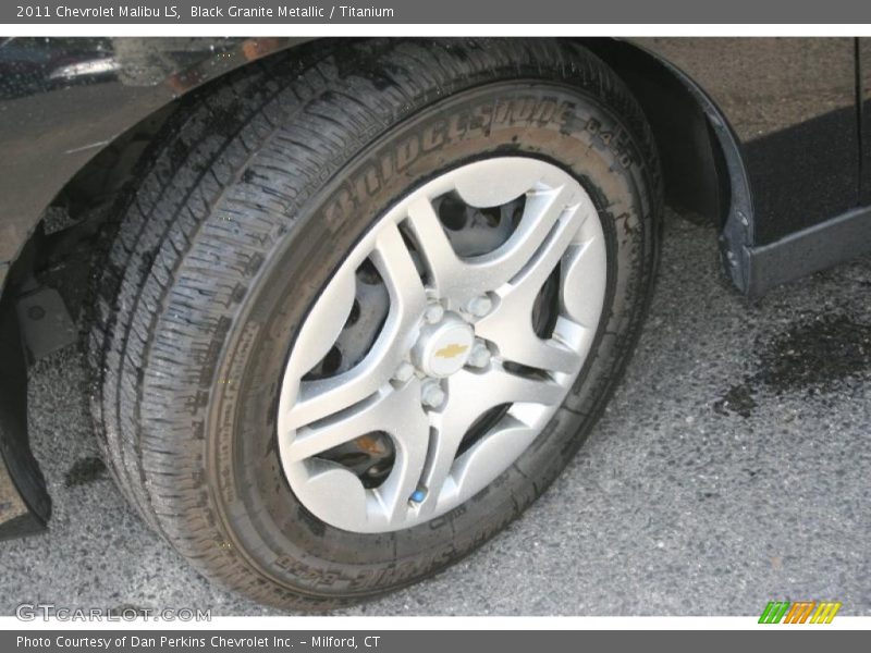 Black Granite Metallic / Titanium 2011 Chevrolet Malibu LS