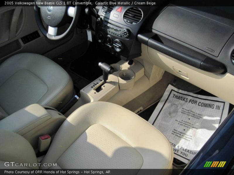 Galactic Blue Metallic / Cream Beige 2005 Volkswagen New Beetle GLS 1.8T Convertible