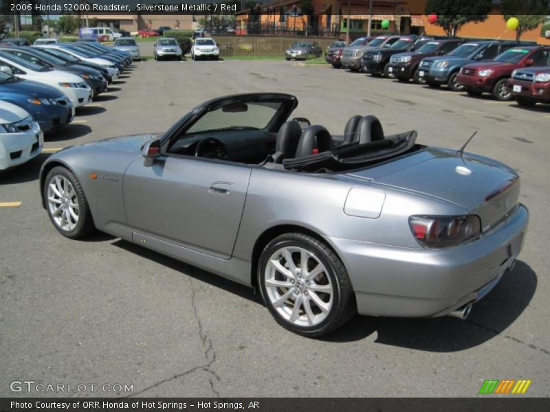 Silverstone Metallic / Red 2006 Honda S2000 Roadster