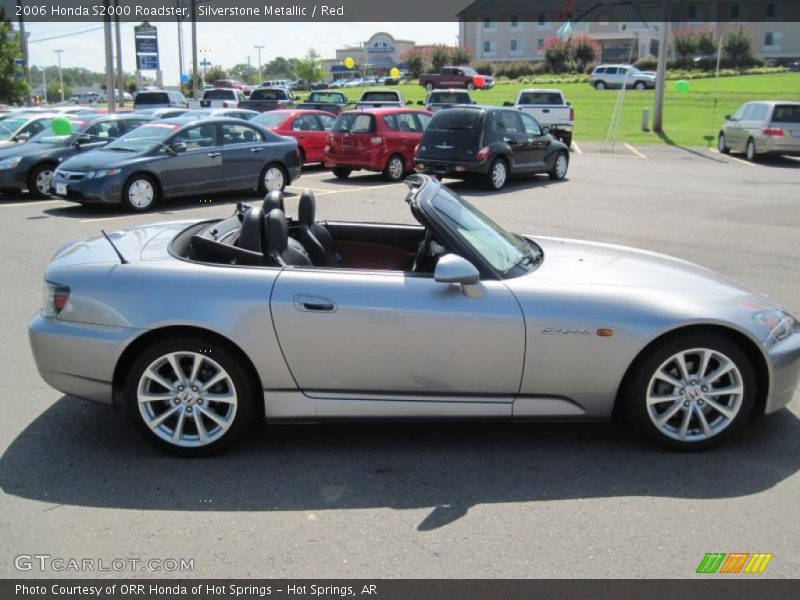 Silverstone Metallic / Red 2006 Honda S2000 Roadster