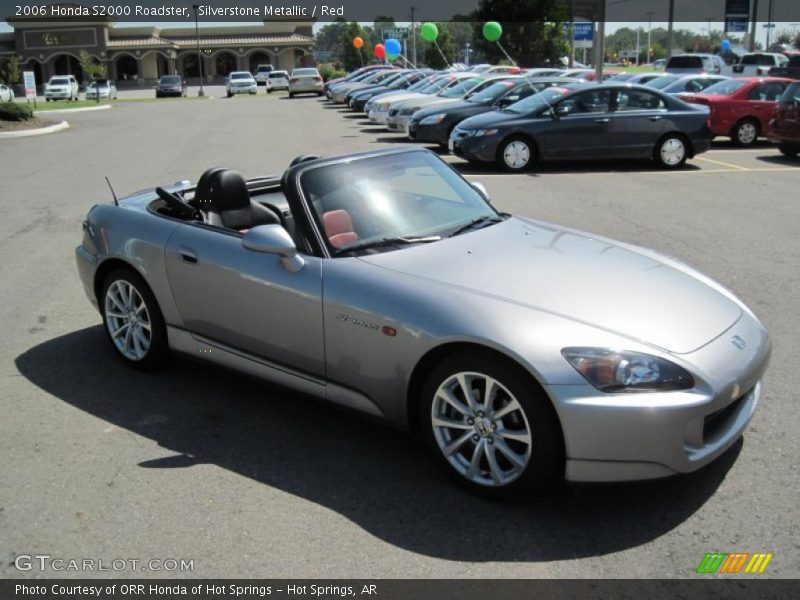 Silverstone Metallic / Red 2006 Honda S2000 Roadster