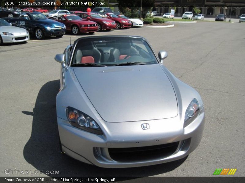 Silverstone Metallic / Red 2006 Honda S2000 Roadster