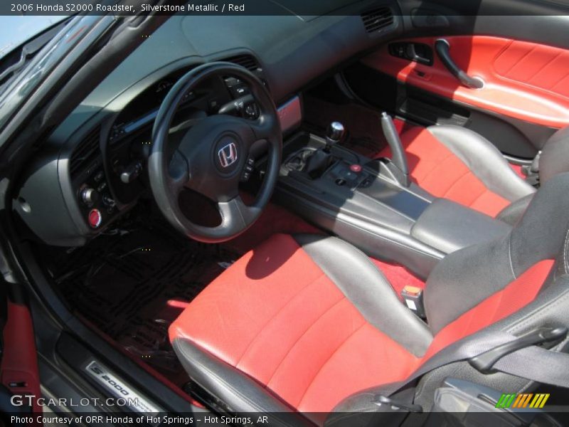 Silverstone Metallic / Red 2006 Honda S2000 Roadster