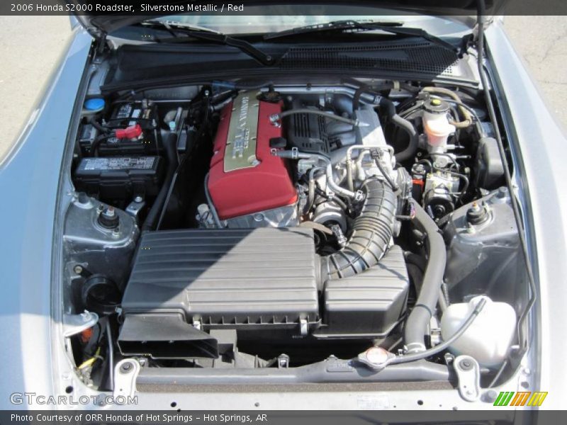 Silverstone Metallic / Red 2006 Honda S2000 Roadster