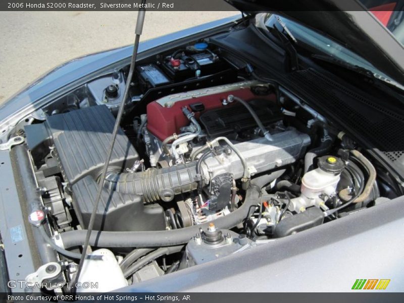 Silverstone Metallic / Red 2006 Honda S2000 Roadster