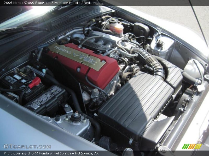 Silverstone Metallic / Red 2006 Honda S2000 Roadster