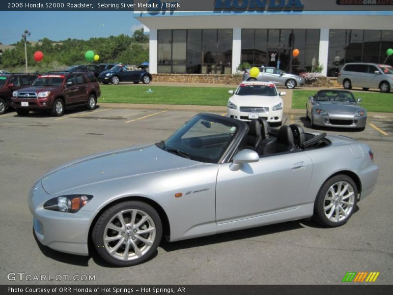 Sebring Silver Metallic / Black 2006 Honda S2000 Roadster