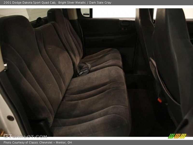 Bright Silver Metallic / Dark Slate Gray 2001 Dodge Dakota Sport Quad Cab