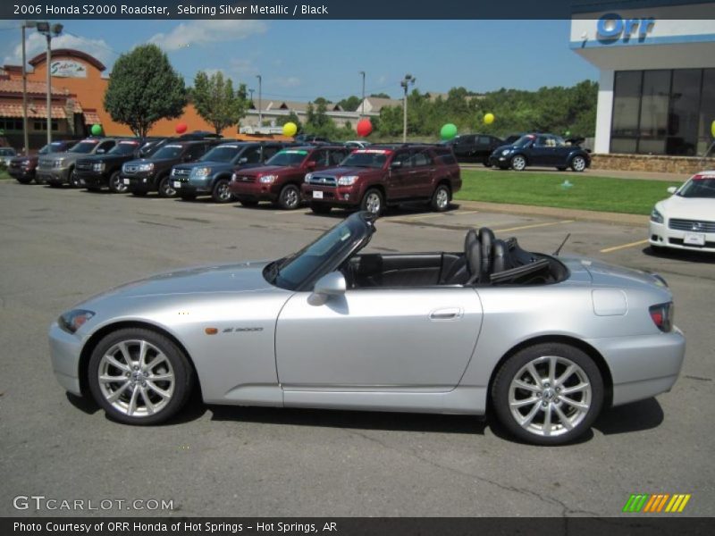 Sebring Silver Metallic / Black 2006 Honda S2000 Roadster