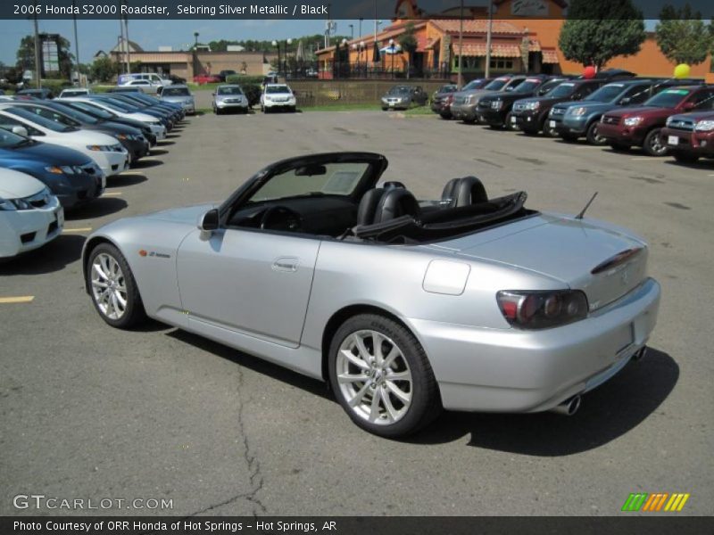 Sebring Silver Metallic / Black 2006 Honda S2000 Roadster