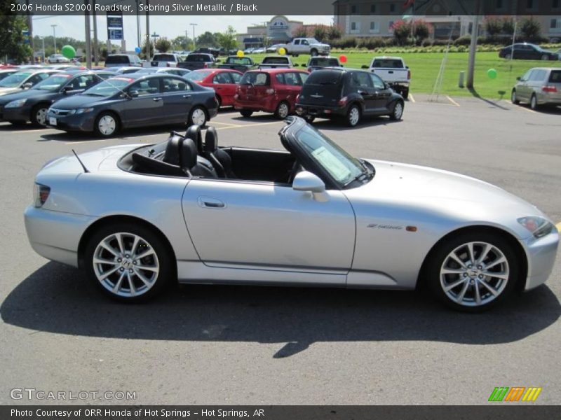 Sebring Silver Metallic / Black 2006 Honda S2000 Roadster