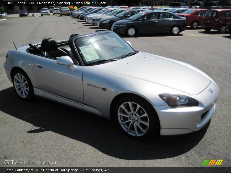Sebring Silver Metallic / Black 2006 Honda S2000 Roadster