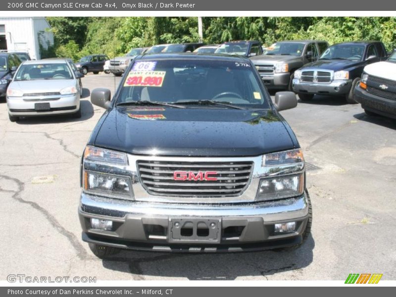 Onyx Black / Dark Pewter 2006 GMC Canyon SLE Crew Cab 4x4