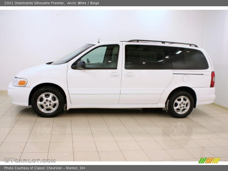 Arctic White / Beige 2001 Oldsmobile Silhouette Premier