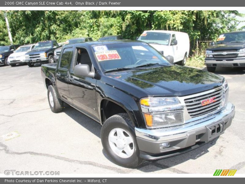 Onyx Black / Dark Pewter 2006 GMC Canyon SLE Crew Cab 4x4